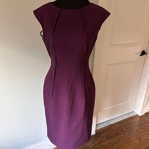 Calvin Klein Rich Purple Midi Dress